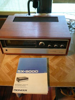 Vintage Pioneer Sx - 9000 Stereo Receiver Reverberation.  Case,  Panel Good.