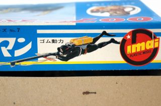Japanese IMAI Toys 007 James Bond SPECTRE FROGMAN 1965 Plastic Model Kit RARE 4