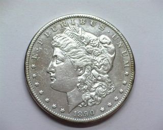 1890 - Cc Morgan Silver Dollar Near Choice Uncirculated Dmpl Rare Better Date