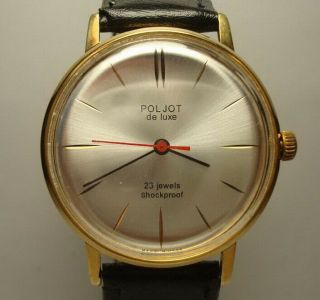 Luxury Soviet Wristwatch " Poljot De Luxe 