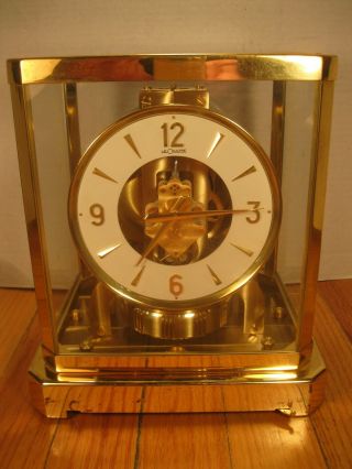Vintage Jaeger Lecoultre Atmos Clock 528 - 6 15 Jewel 179985