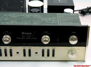 Vintage McIntosh Labs MA5100 MA - 5100 Stereo Integrated Amp Amplifier Audiophile 3