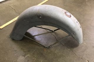 Vtg Rigid Indian Chief Front Fender For Girder 1939 1938 1937 1936 Motorcycle