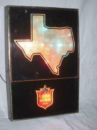 Vintage Lone Star Beer Sign San Antonio Texas Beer
