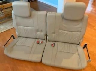 2003 - 2009 Lexus Gx470 Tan 3rd Row Seats Rare Middle Headrest Too