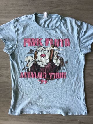 Rare Vintage Pink Floyd Animals Tour Shirt