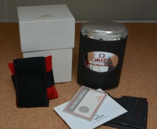 Extremely Rare Omega Dynamic Watch Tin Can And Box Vintage