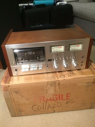 Vtg Stunning Pioneer Stereo Cassette Tape Deck Model Ct - F9191 Serviced