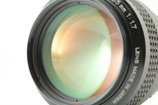 RARE 【Almost MINT】 Minolta MD Rokkor 85mm f/1.  7 MF Lens from JAPAN 418 2