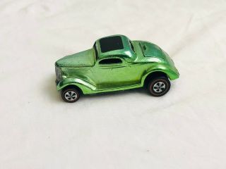 Hot Wheels Redline 36 Ford Coupe Icey Apple Green Color Rare Piece