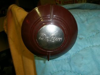 1939 Ford Deluxe Steering Wheel Horn Button / With Rod