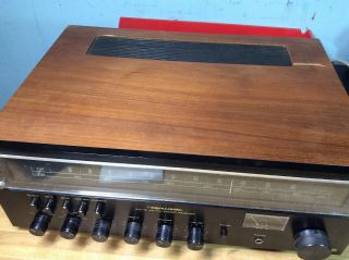 VINTAGE 1978 Realistic STA - 78 Analog AM FM Stereo Receiver Walnut Veneer Wood 4