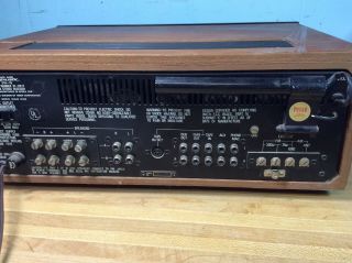 VINTAGE 1978 Realistic STA - 78 Analog AM FM Stereo Receiver Walnut Veneer Wood 8