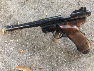 Vintage Crosman Mark 1 Target.  22 Caliber Pellet Gun Air Pistol -