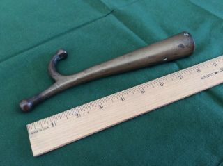 Vintage Antique Brass Nautical Marine Oar Locks and Boat Puller / Pusher 8