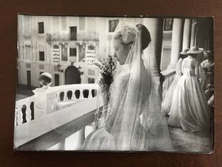 Grace Kelly " Wedding In Monaco " 9 X 13 Photo (