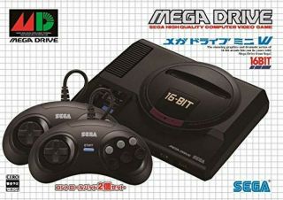Sega Mega Drive Mini W Jp Ver Controller 2 Set 16 Bit Vintage Game Machine F/s
