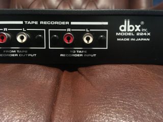 DBX 224X TYPE II TAPE NOISE REDUCTION SYSTEM Perfectly.  Vintage.  Tape. 5