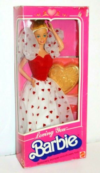 1983 Barbie Loving You Barbie Doll 7072 Mattel Vintage With Gift