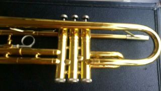 VINTAGE King 600 Trumpet Made in the USA,  w/UMI 7C Mouthpiece & Case 1970 ' S 4