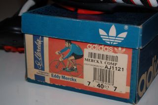 Adidas Eddy Merckx Cycling Shoes Vintage Deadstock 80 