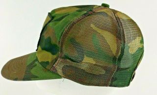Vintage Dekalb K Products Camouflage Snapback Hat Trucker Cap Patch USA 3