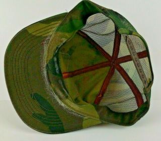Vintage Dekalb K Products Camouflage Snapback Hat Trucker Cap Patch USA 5