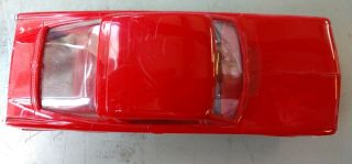 Rare VINTAGE 1966 Plymouth Barracuda Dealer Promo Model Car Red 1:25 Scale 4