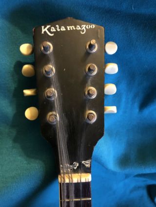 Vtg 30’s Kalamazoo By Gibson KM - 11 Mandolin Sunburst For Repair 2