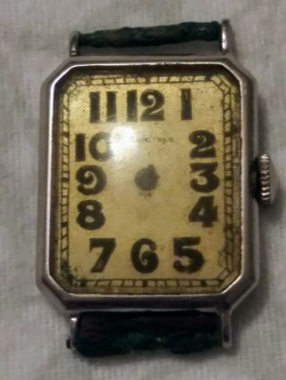 Antique Longines Watch 18k White Gold
