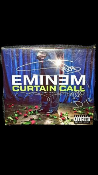 Rare Eminem Signed Autograph Auto Best Cd Case Authentic Slim Shady 2005 D - 12