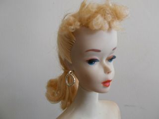 Blond 3 Ponytail Barbie doll Vintage 4