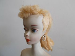 Blond 3 Ponytail Barbie doll Vintage 7