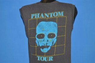 Vintage 80s The Fixx 1984 Phantom Tour Guest Pass Sleeveless Wave T - Shirt M