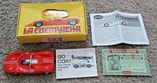 La Cucaracha Cox Slot Car Rare Vintage And Manuals 1:24 Scale