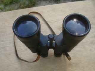 Rare Vintage E.  Leitz & Wetzlar 8 x 60 Field Binoculars w/ Orig.  Case & Strap 11