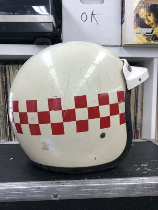 Vintage Bell Toptex R - T Helmet 7 1/4 White 2