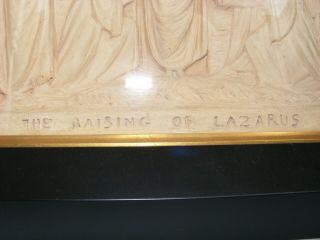 Rare George Tinworth Doulton Lambeth Relief Terracotta Plaque Raising of Lazarus 8