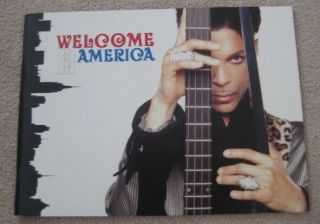 Prince Welcome 2 America York City Program Tour Book Concert Book W2a Rare
