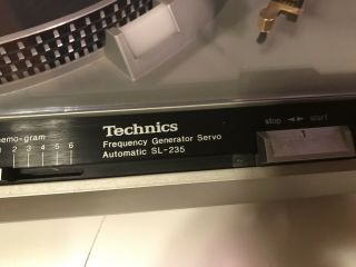 Vintage TECHNICS SL - 235 Turntable BELT GREAT W/PICKERING - XV15 625E 3