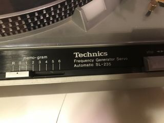 Vintage TECHNICS SL - 235 Turntable BELT GREAT W/PICKERING - XV15 625E 4