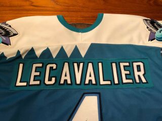 Vincent Lecavalier Rimouski Oceanic Game Worn/Issued Jersey Signed Tie - dye Rare 4
