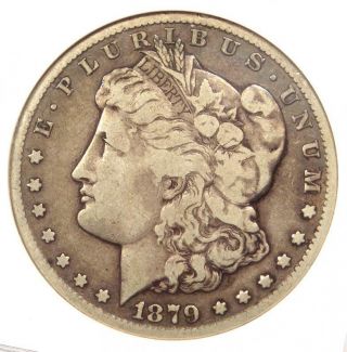 1879 - Cc Morgan Silver Dollar $1 - Certified Anacs Vf25 - Rare Carson City Coin