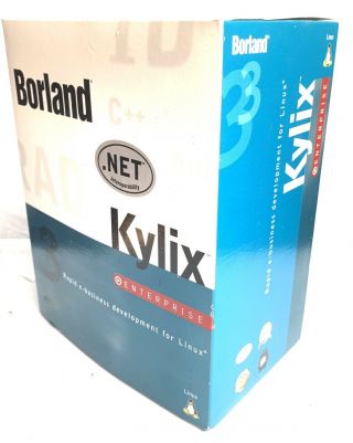Borland Delphi Kylix Enterprise Software Vintage