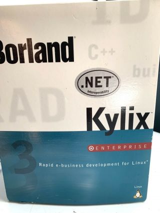 Borland Delphi Kylix Enterprise Software Vintage 3