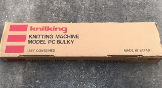 Vintage Knitking Knitting Machine Pc Bulky Made In Japan