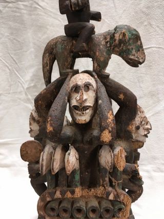 Igbo Mask,  African Art By same carver as mask in Virginia Museum of Fine Art 8