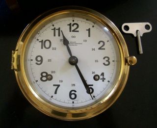 Vintage,  Wempe Chronometer Marine Clock.