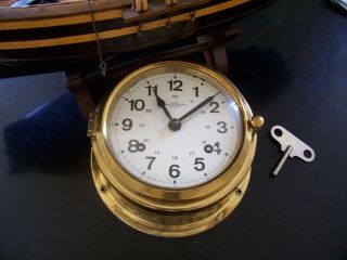 Vintage,  Wempe Chronometer Marine Clock. 2