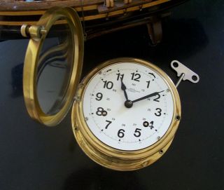 Vintage,  Wempe Chronometer Marine Clock. 3